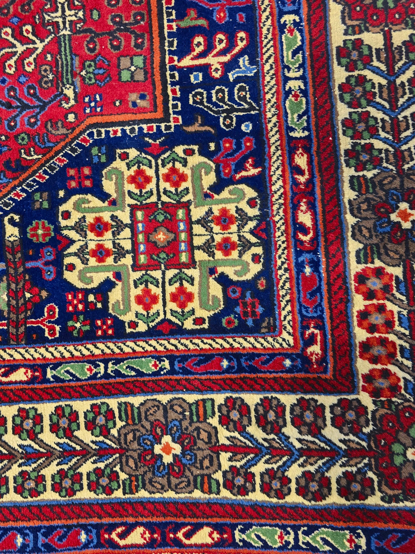 Groot Perzisch Tapijt Shiras 350x250 wollen vloerkleed handgeknoopt