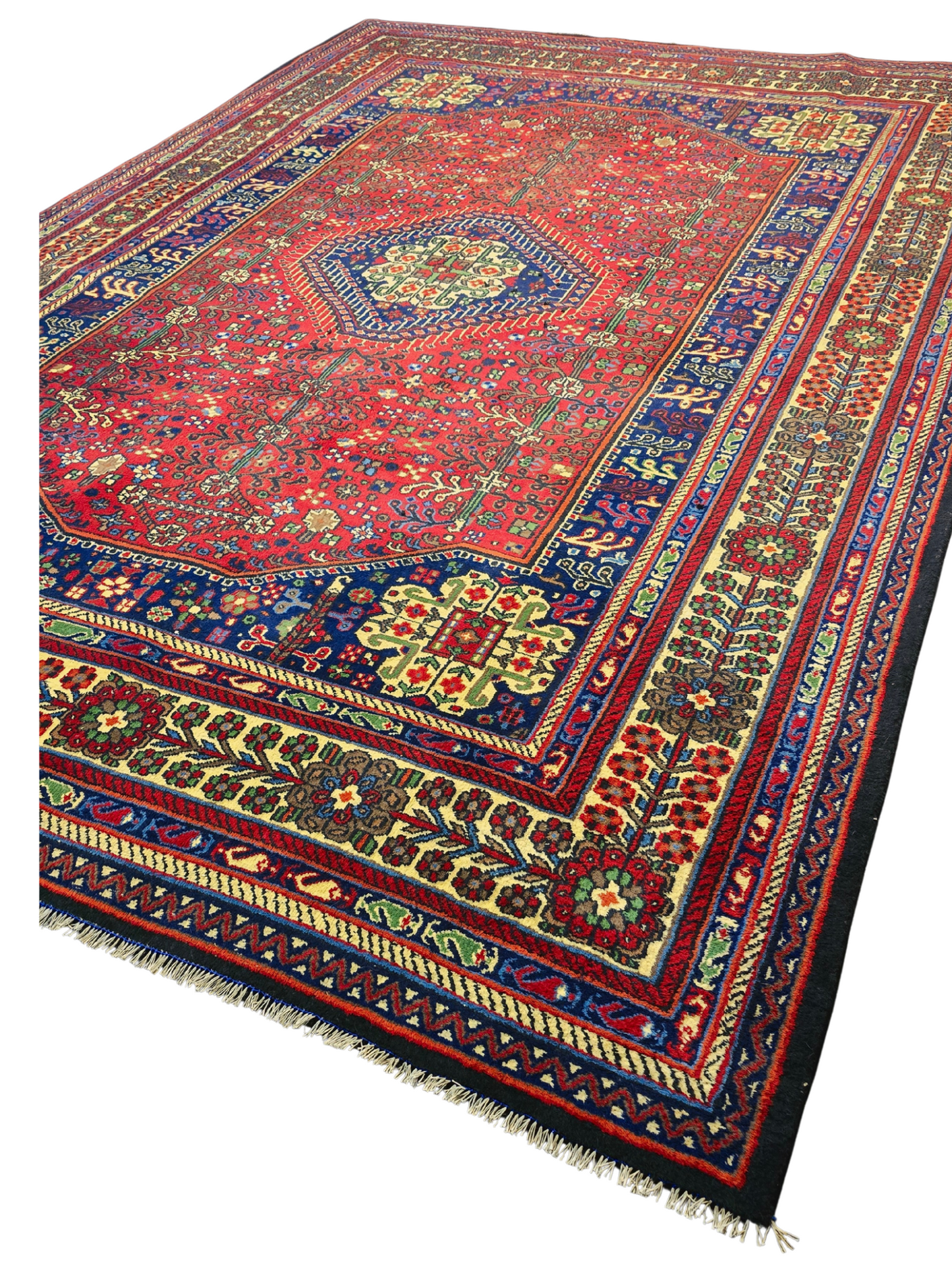 Groot Perzisch Tapijt Shiras 350x250 wollen vloerkleed handgeknoopt