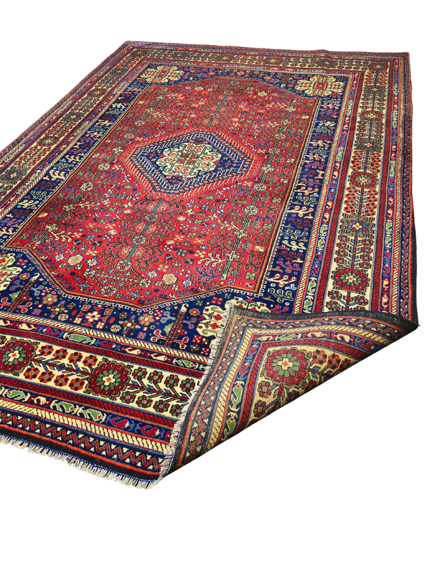 Groot Perzisch Tapijt Shiras 350x250 wollen vloerkleed handgeknoopt
