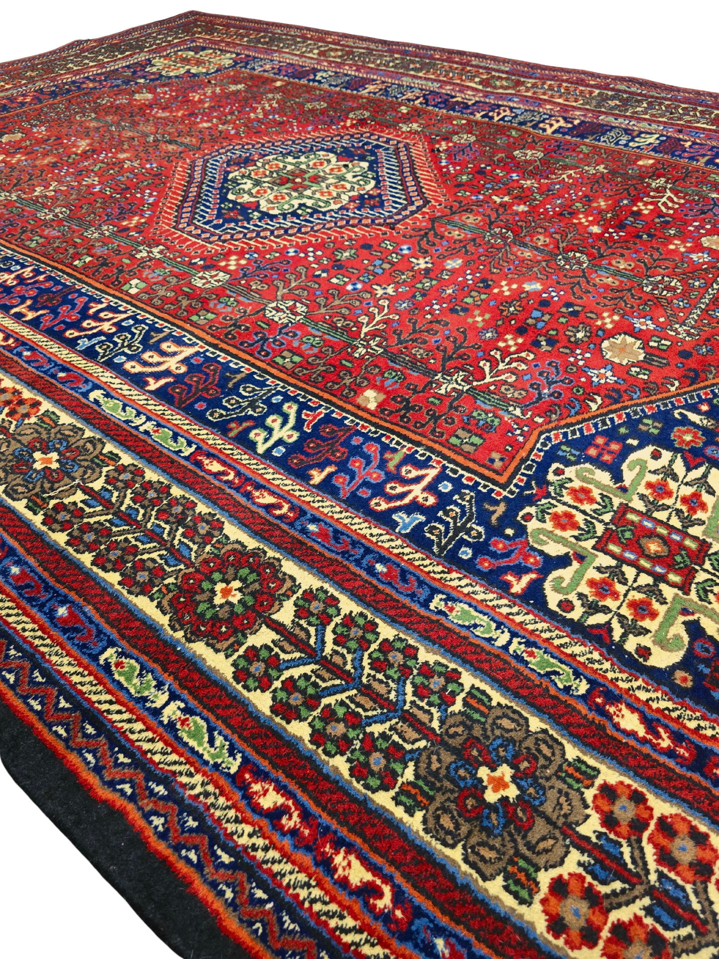 Groot Perzisch Tapijt Shiras 350x250 wollen vloerkleed handgeknoopt