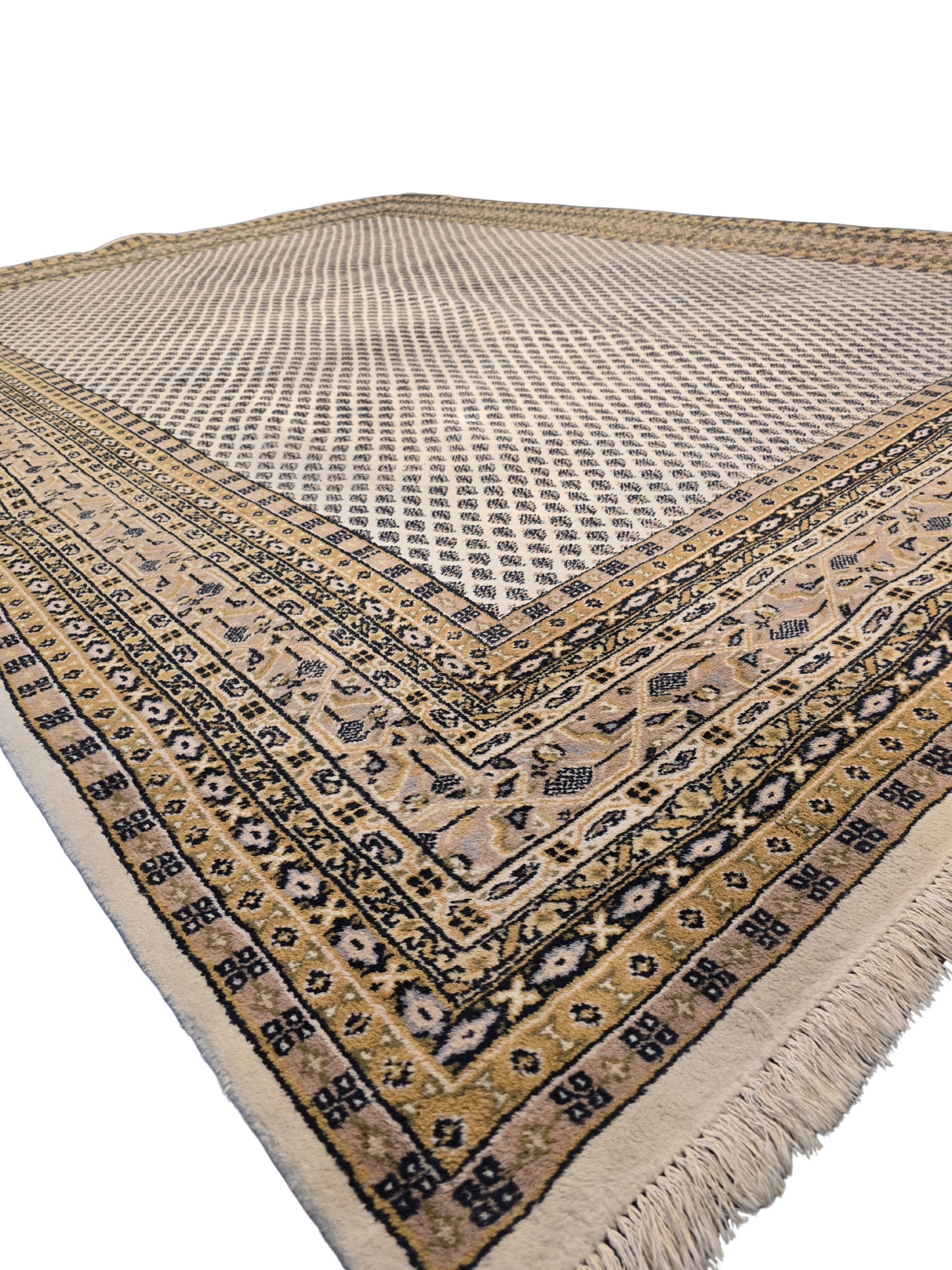 Groot Perzich Tapijt Sarough Mir 350x250 wollen vloerkleed handgeknoopt
