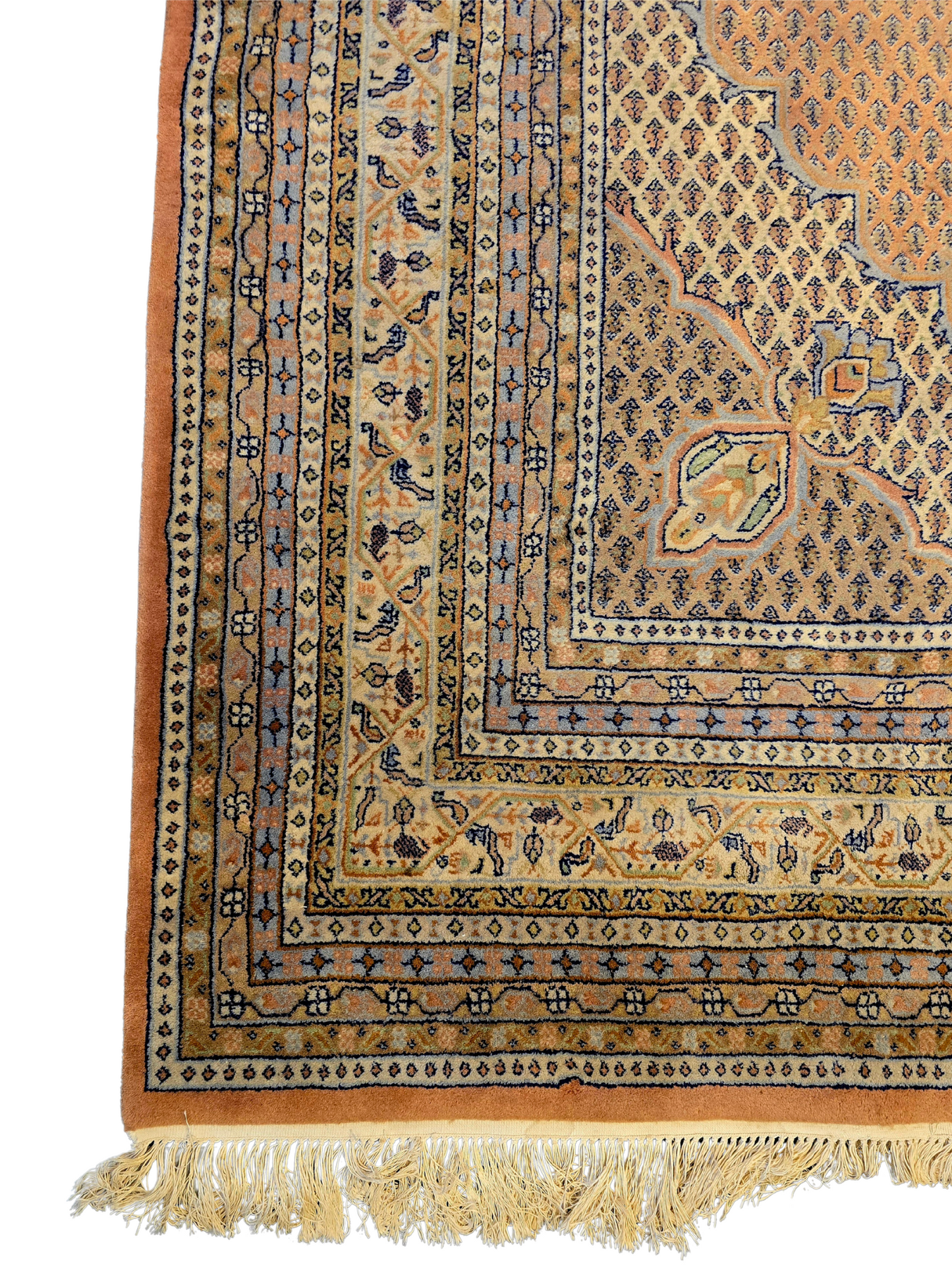 Groot perzisch tapijt Sarough Mir 365x250 wollen vloerkleed handgeknoopt