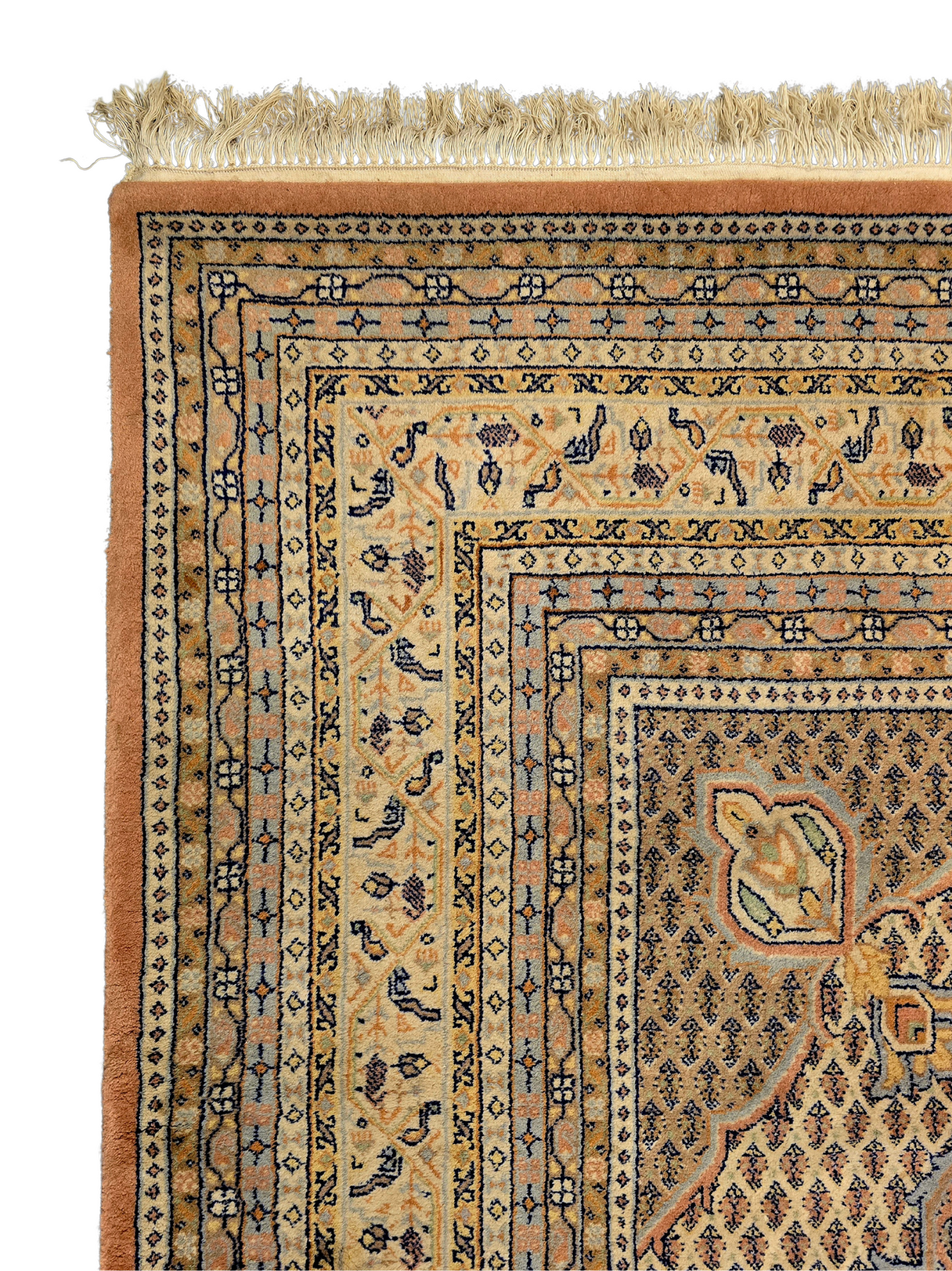 Groot perzisch tapijt Sarough Mir 365x250 wollen vloerkleed handgeknoopt
