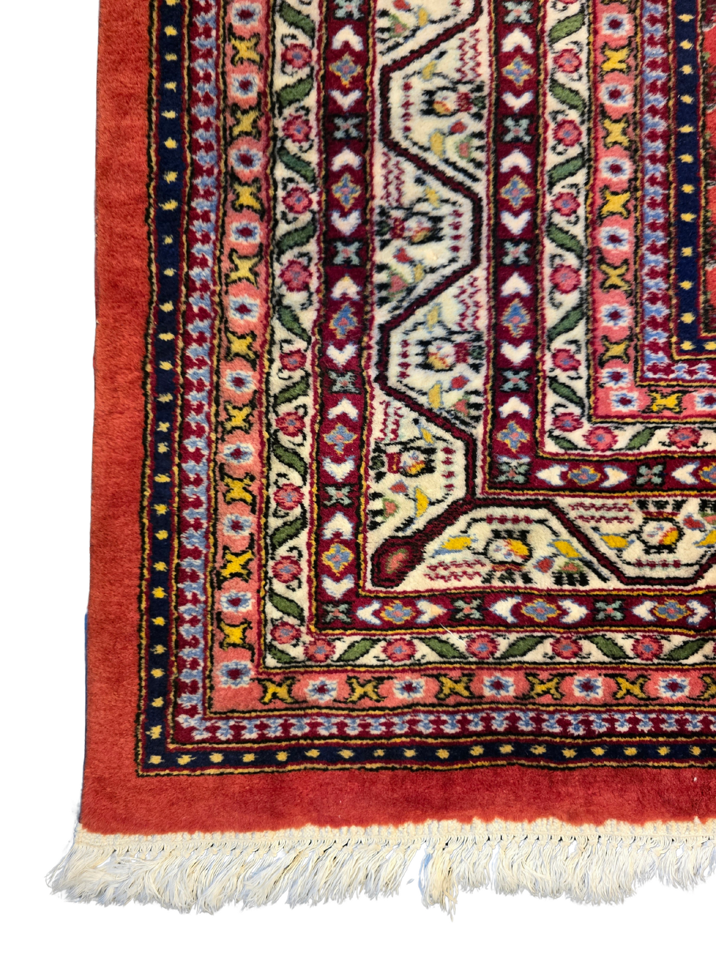 Groot perzisch tapijt Sarough Mir 350x250 wollen vloerkleed handgekoopt