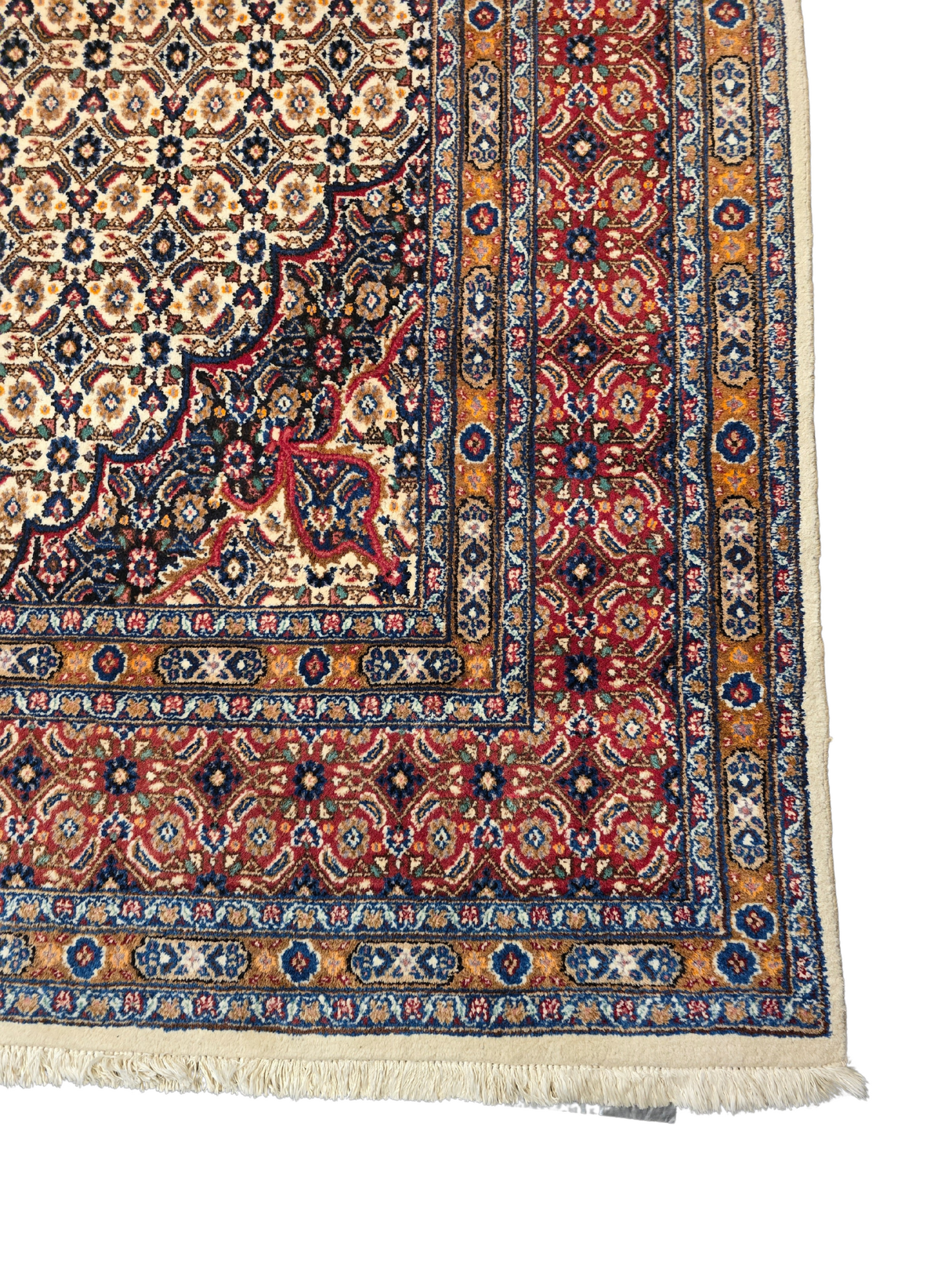 Groot Perzisch tapijt Moud 4x3 wollen vloerkleed handgeknoopt Iran