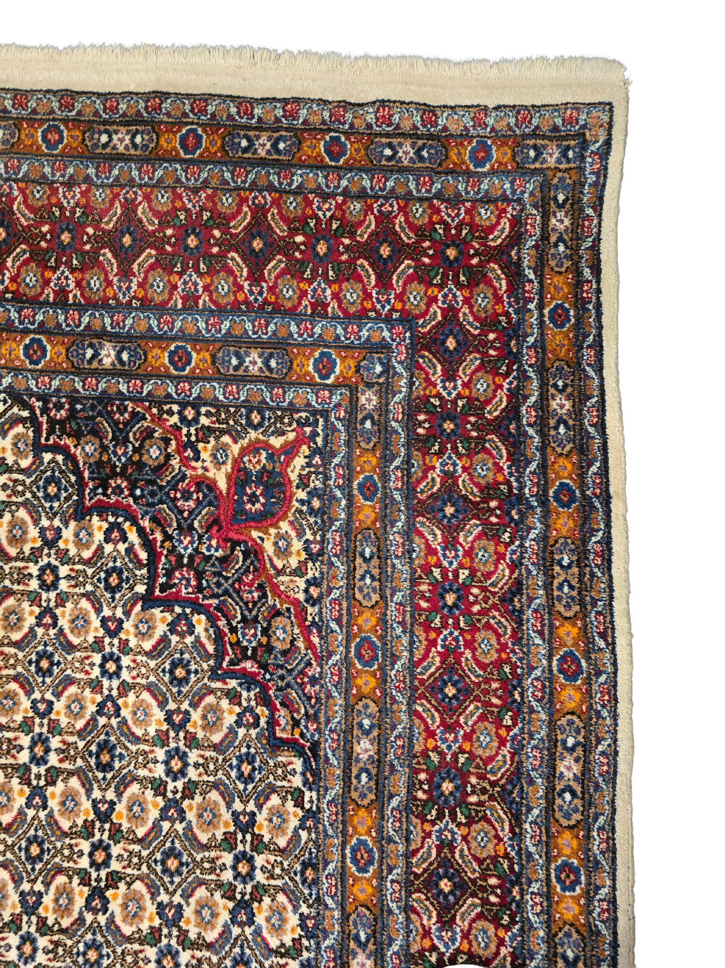Groot Perzisch tapijt Moud 4x3 wollen vloerkleed handgeknoopt Iran