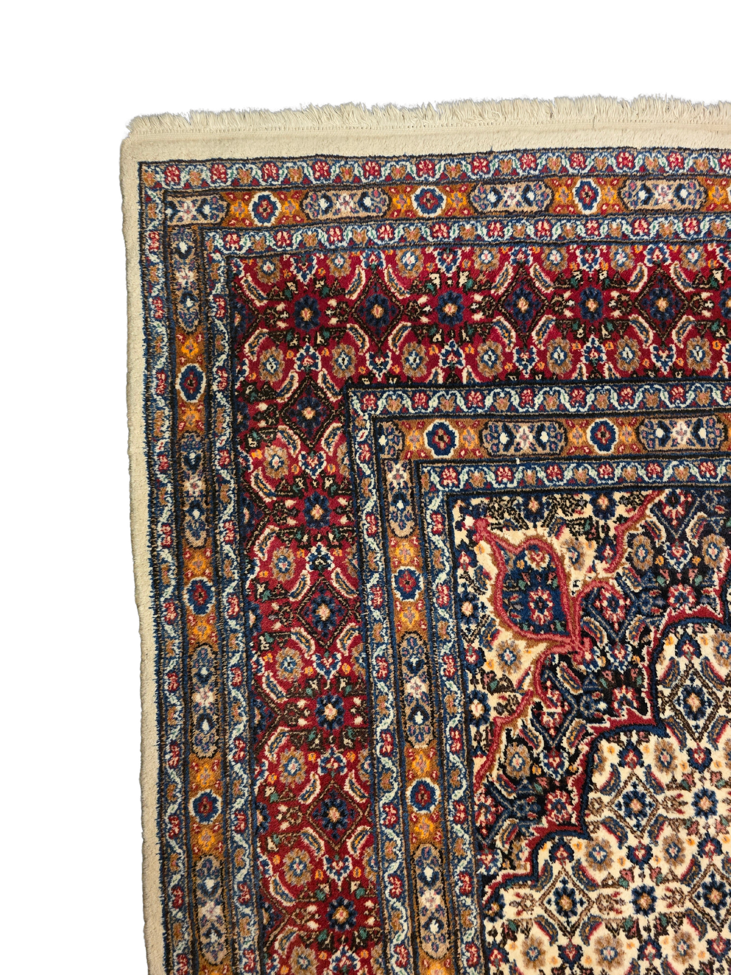 Groot Perzisch tapijt Moud 4x3 wollen vloerkleed handgeknoopt Iran
