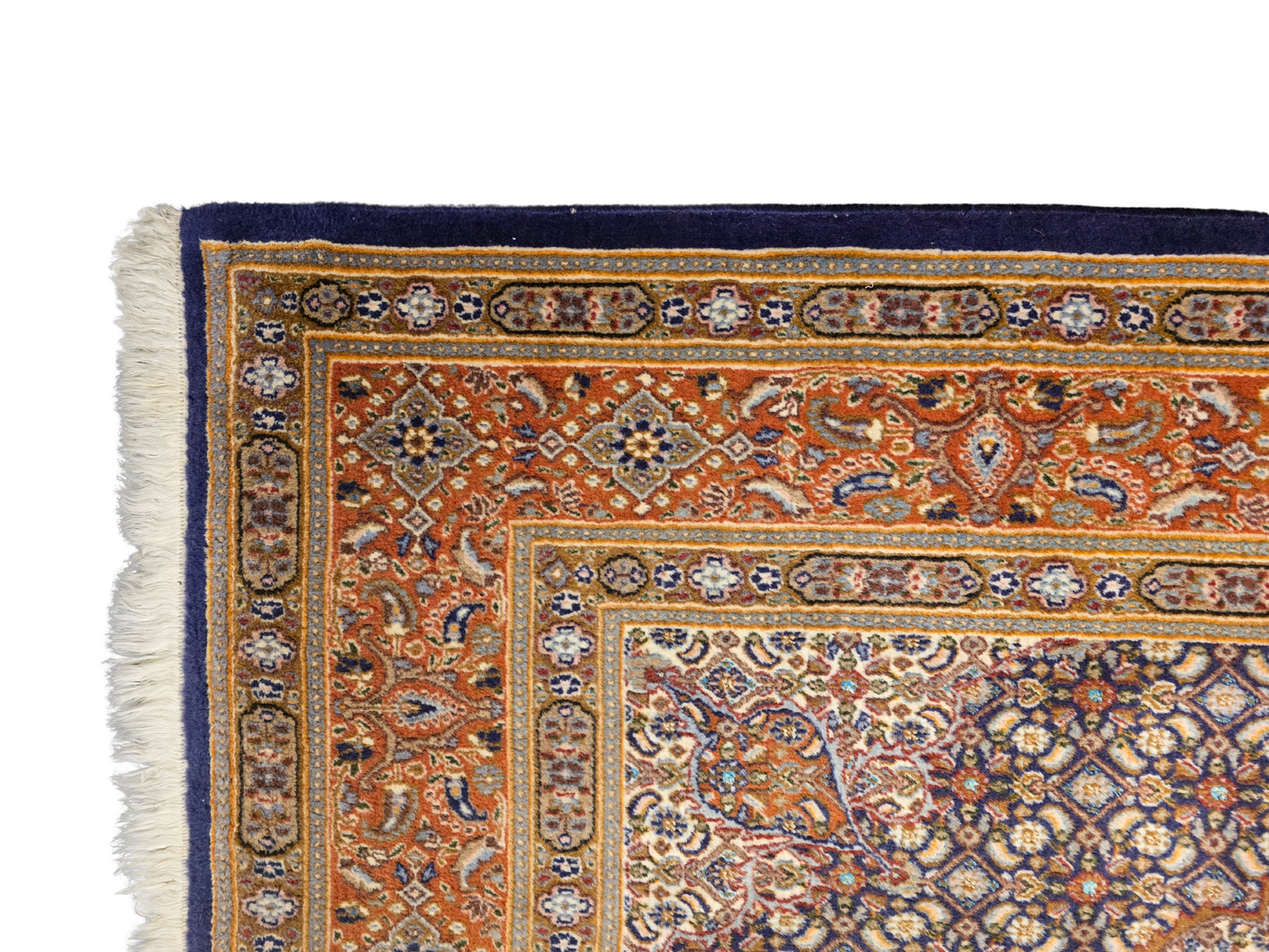 Groot perzisch Tapijt Moud 350x250 wollen vloerkleed iran handgeknoopt