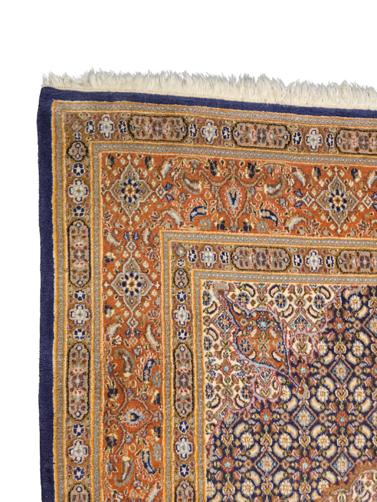 Groot perzisch Tapijt Moud 350x250 wollen vloerkleed iran handgeknoopt