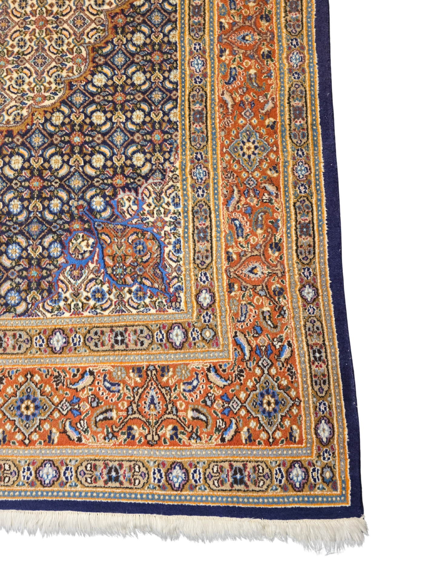 Groot perzisch Tapijt Moud 350x250 wollen vloerkleed iran handgeknoopt