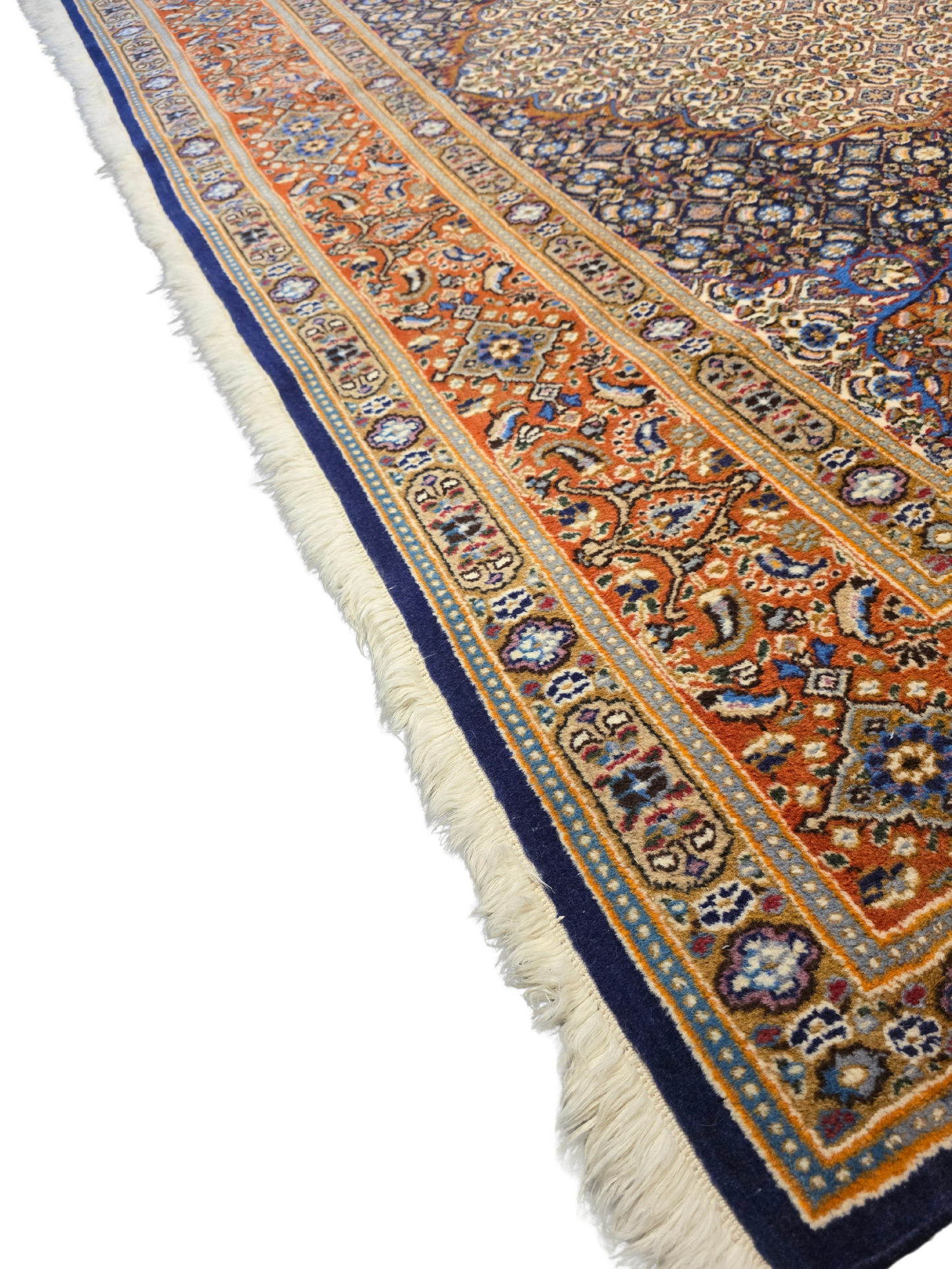 Groot perzisch Tapijt Moud 350x250 wollen vloerkleed iran handgeknoopt