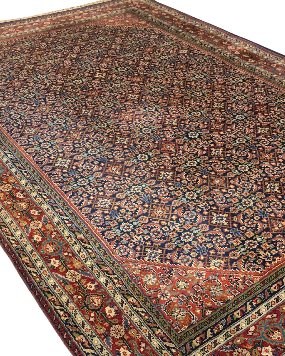 Groot perzisch tapijt Tabriz 360x265 wollen vloerkleed handgeknoopt