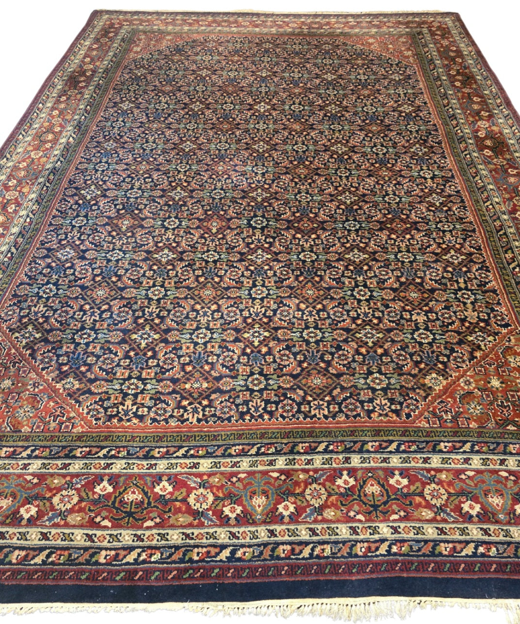 Groot perzisch tapijt Tabriz 360x265 wollen vloerkleed handgeknoopt