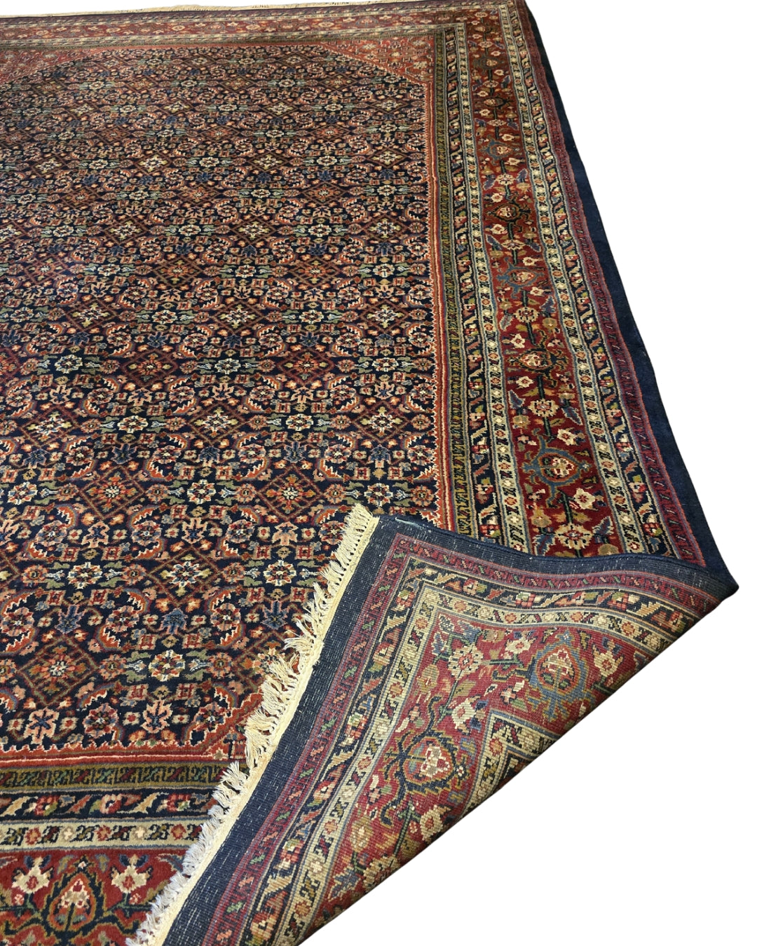 Groot perzisch tapijt Tabriz 360x265 wollen vloerkleed handgeknoopt