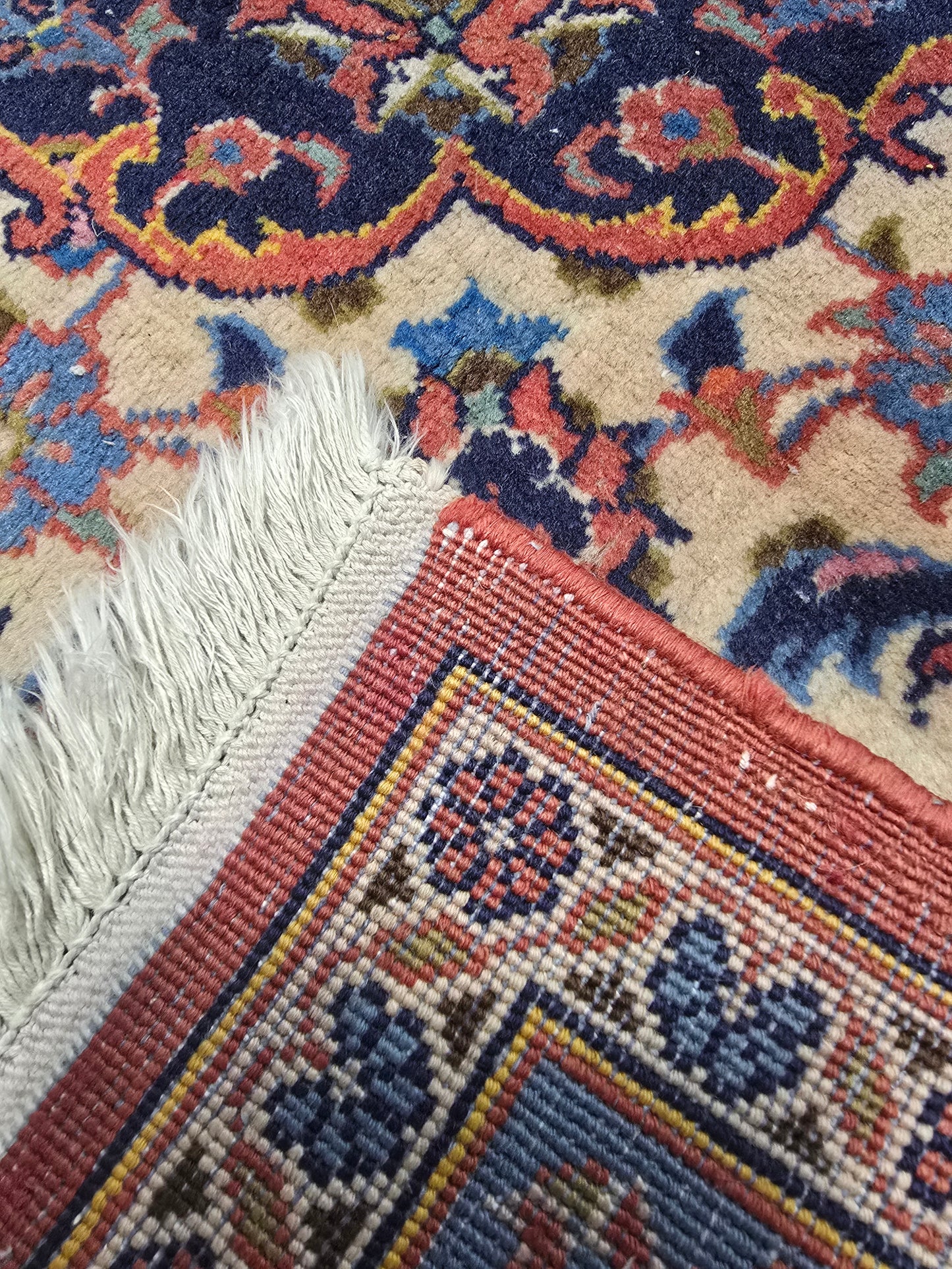 Groot Perzisch tapijt Kashan 360x250 wollen vloerkleed Iran