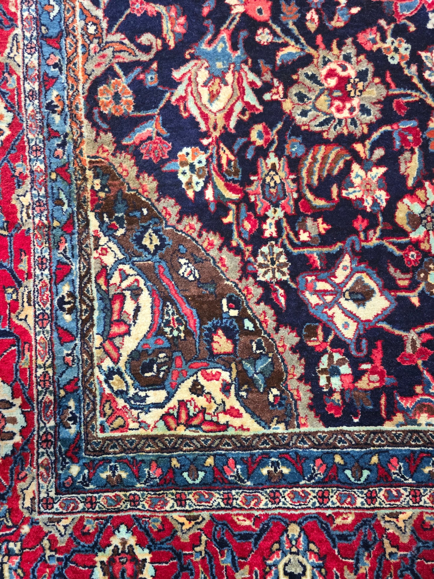 Groot Perzisch Tapijt Kashan 360x250 wollen vloerkleed Iran