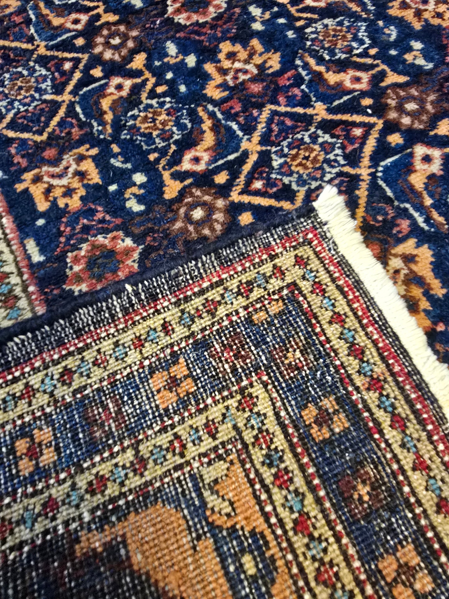 Perzisch tapijt Meshkin wollen vloerkleed handgeknoopt Iran