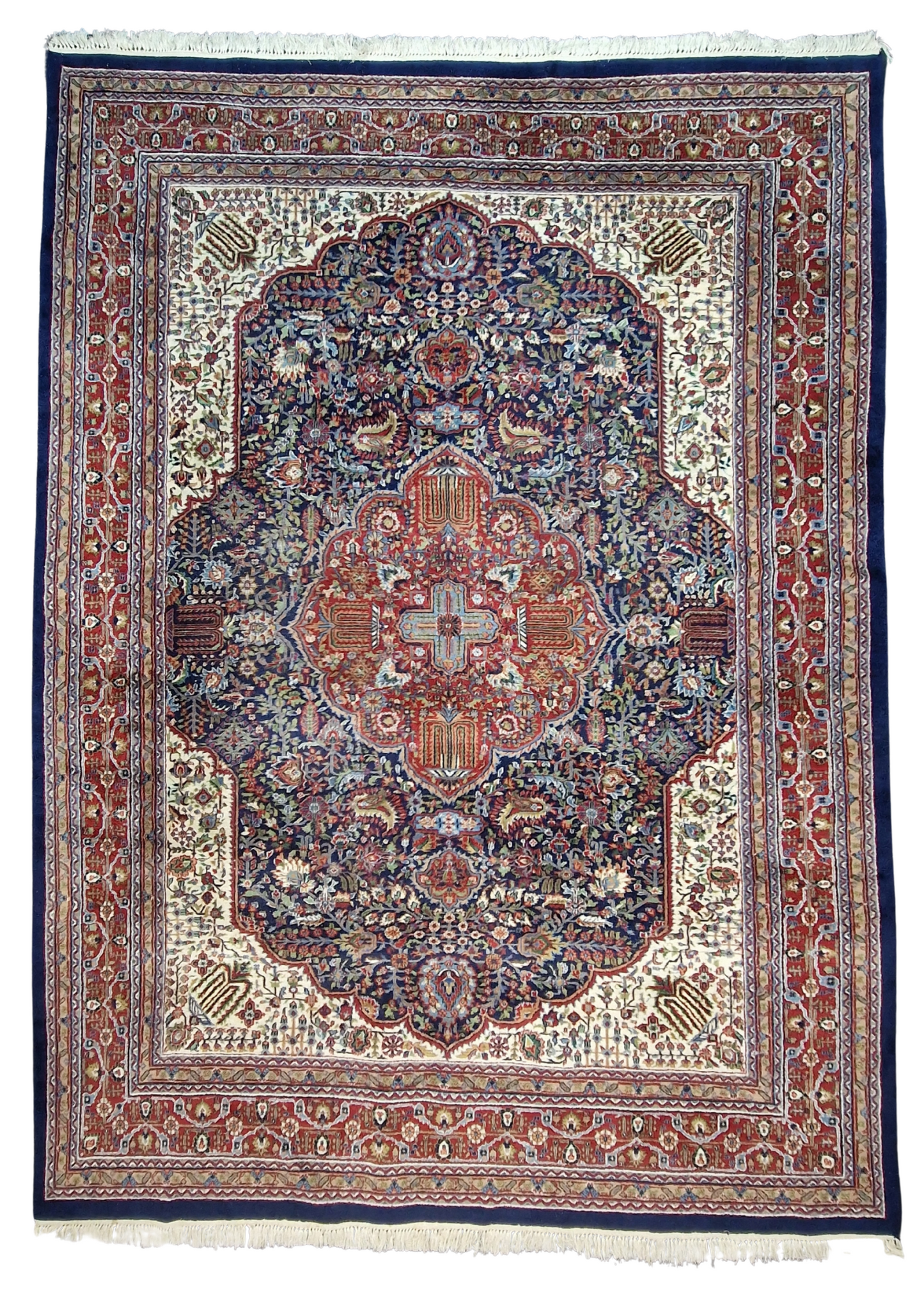 Groot Perzisch tapijt Mahal 350x250 wollen vloerkleed