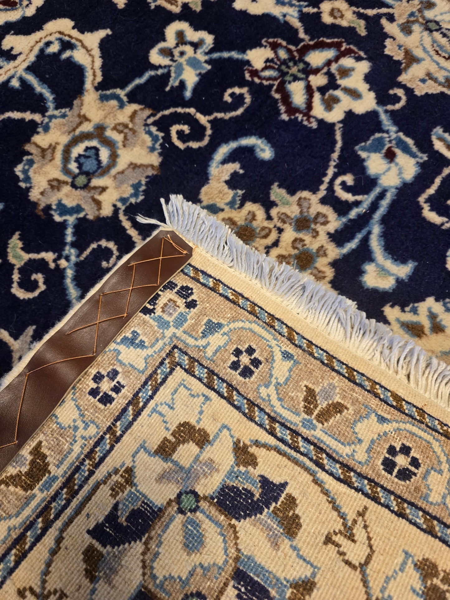 Perzisch tapijt Nain 300x200 wollen vloerkleed handgeknoopt Iran