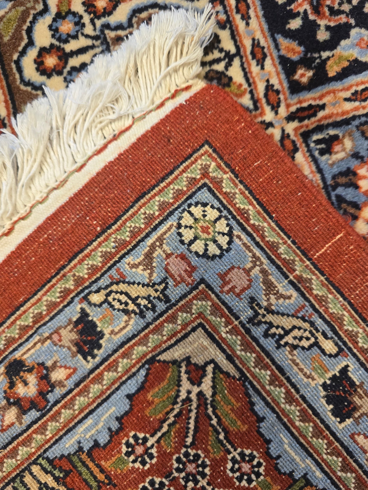 Perzisch tapijt Qom 230x180 wollen vloerkleed handgeknoopt Iran