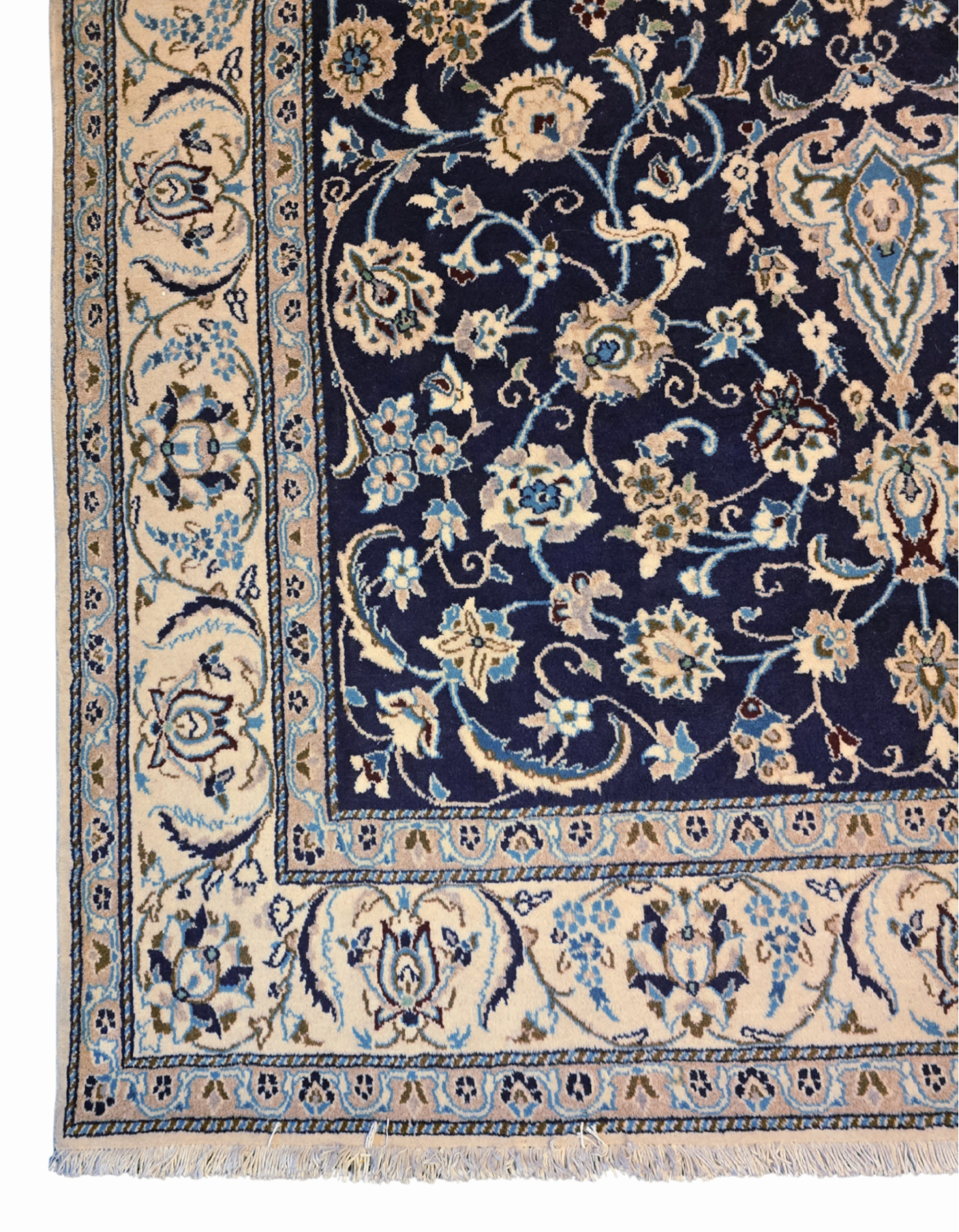 Perzisch tapijt Nain 300x200 wollen vloerkleed handgeknoopt Iran