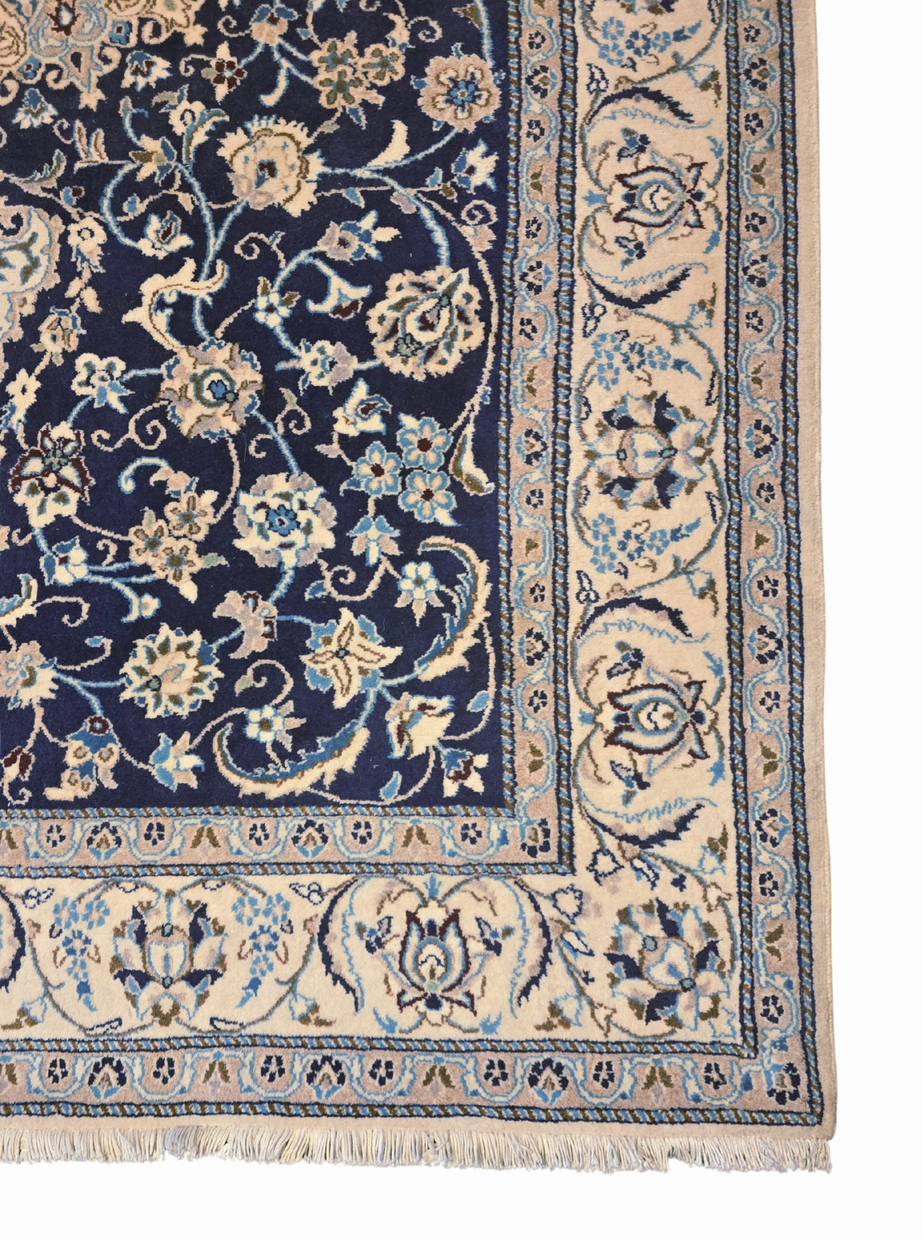 Perzisch tapijt Nain 300x200 wollen vloerkleed handgeknoopt Iran