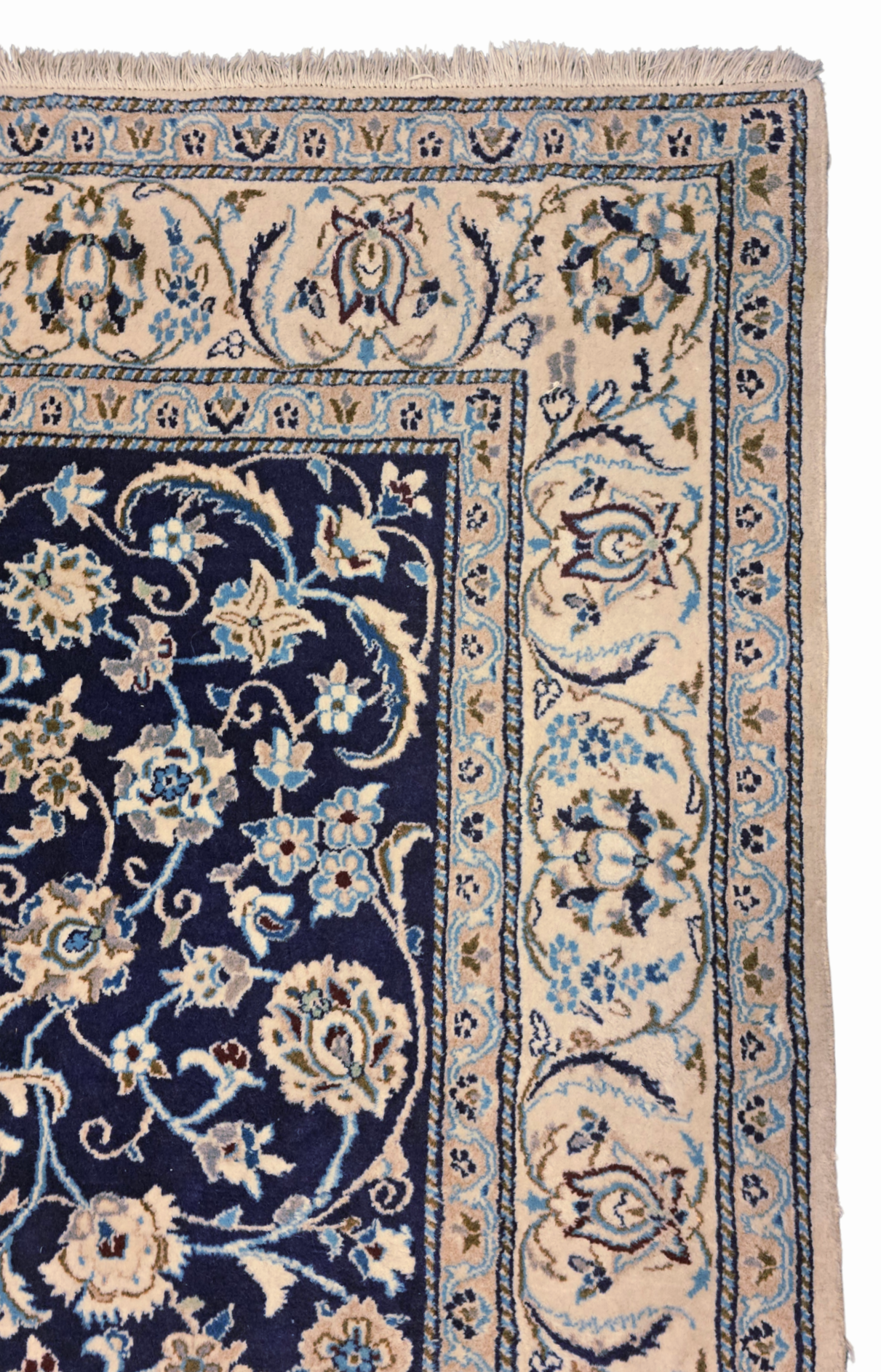 Perzisch tapijt Nain 300x200 wollen vloerkleed handgeknoopt Iran