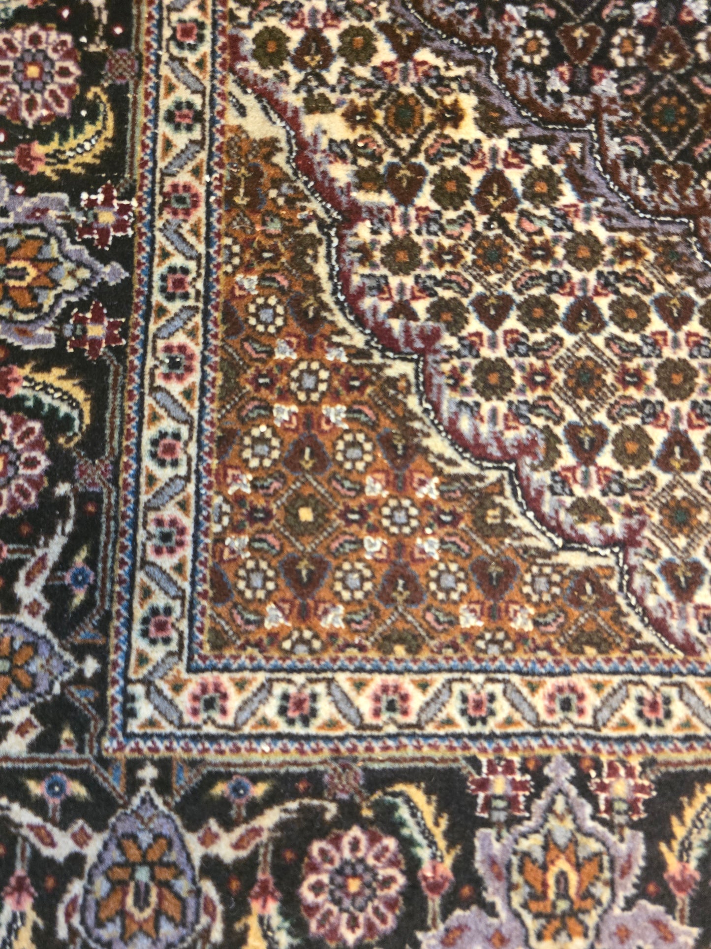 Groot Perzisch tapijt Tabriz Mahi 300x200 wollen vloerkleed Iran Handgeknoopt