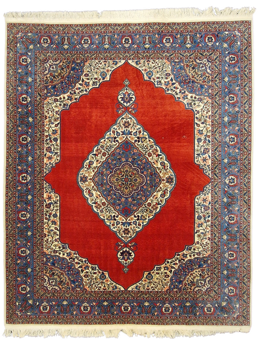 Perzisch tapijt Hereke 270x220 wollen vloerkleed handgeknoopt Turkije