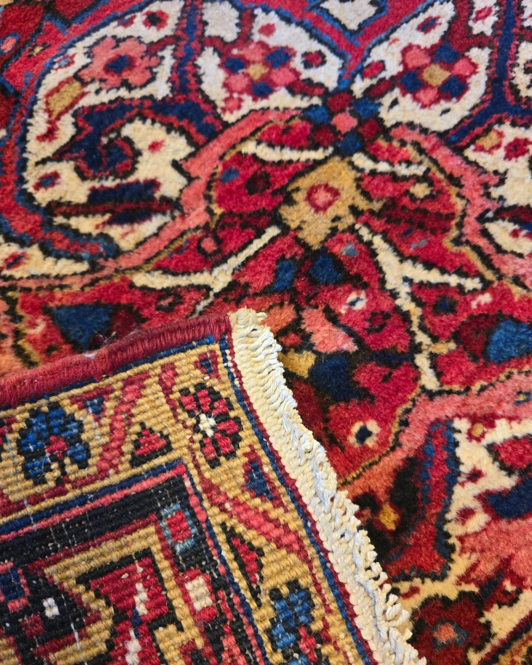 Groot Perzisch Tapijt Heriz Ahar 365x254 wollen vloerkleed handgeknoopt Iran