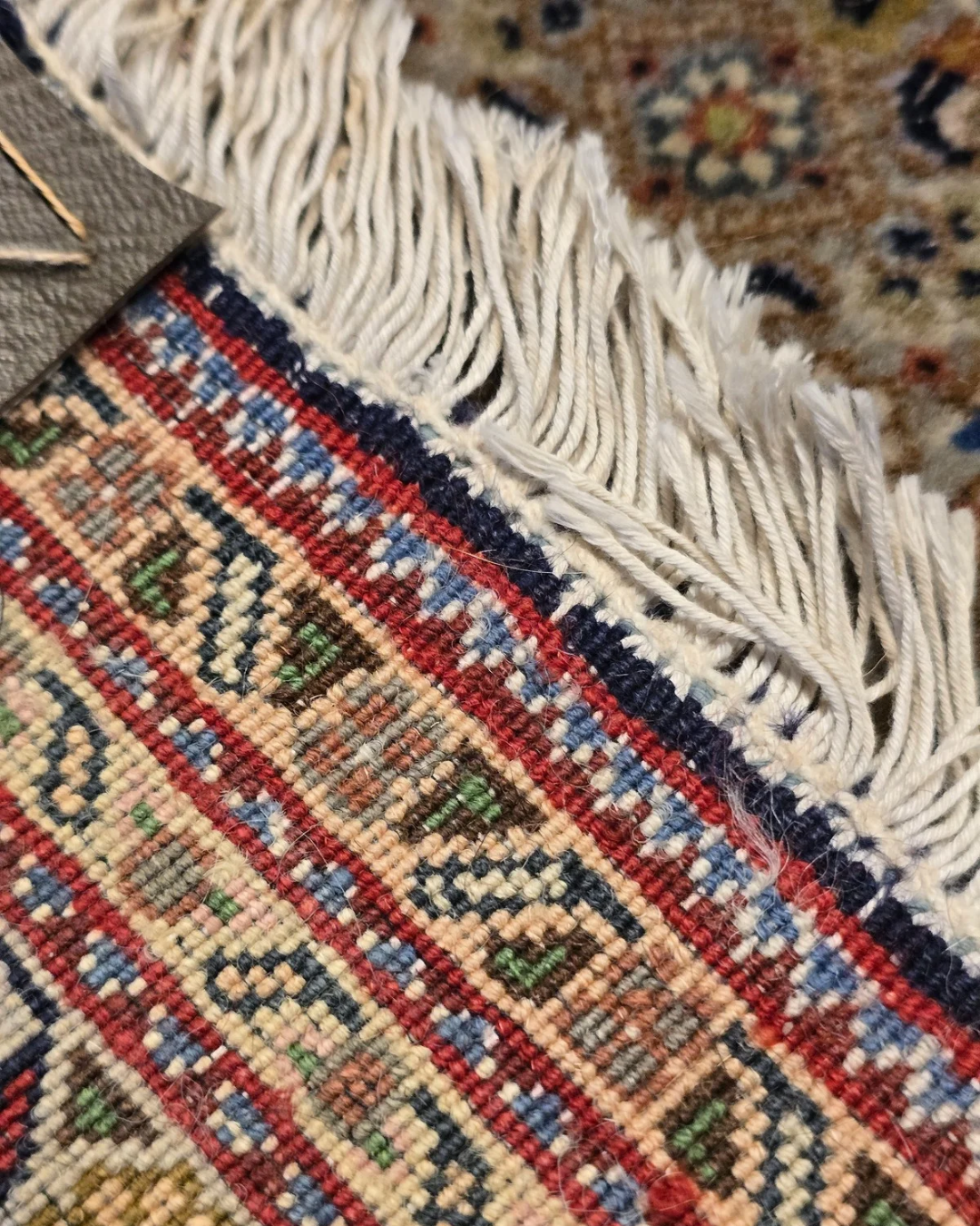 Groot Perzisch tapijt Tabriz Mahi 355x255 wollen vloerkleed Iran Handgeknoopt