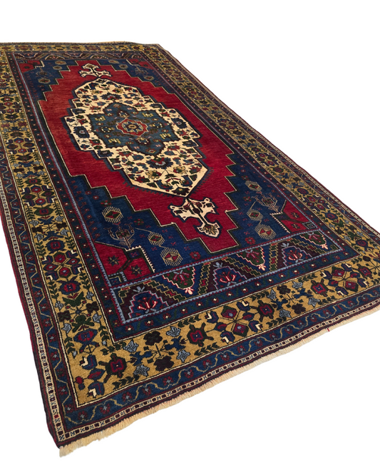 Groot Perzisch tapijt Oushak 335x170 wollen vloerkleed handgeknoopt Turkije