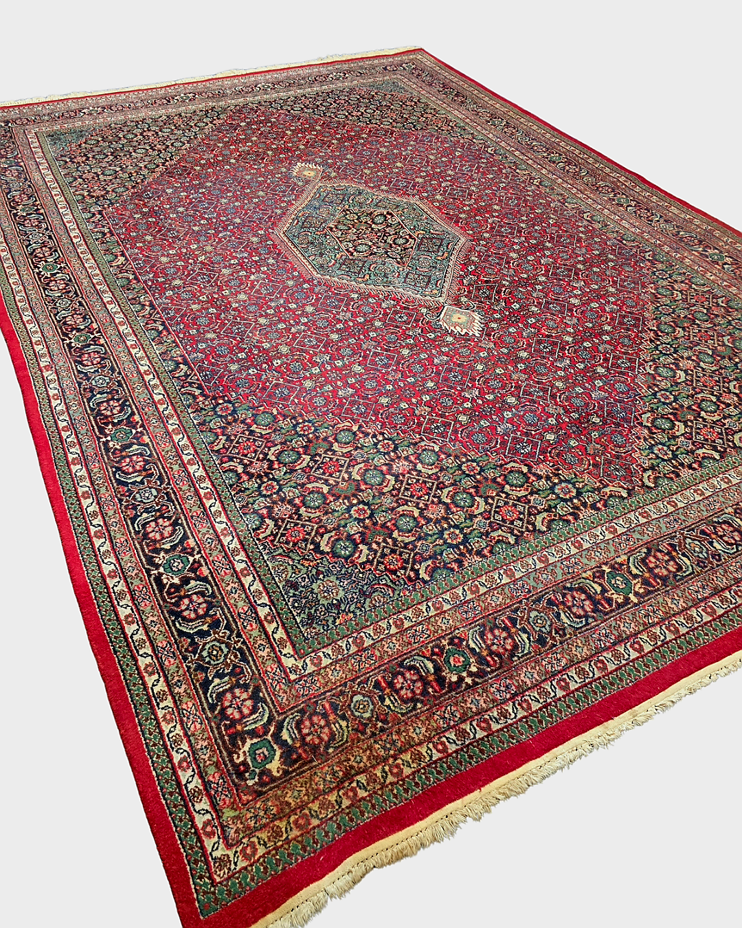 Groot Perzisch tapijt 350x250 wollen vloerkleed handgeknoopt