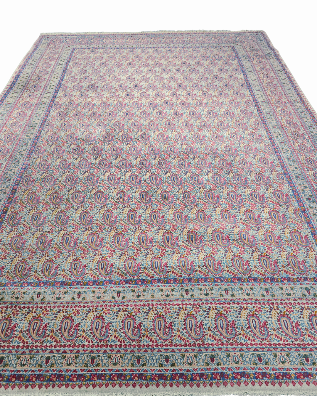 Groot Perzisch tapijt 350x250 wollen vloerkleed handgeknoopt iran