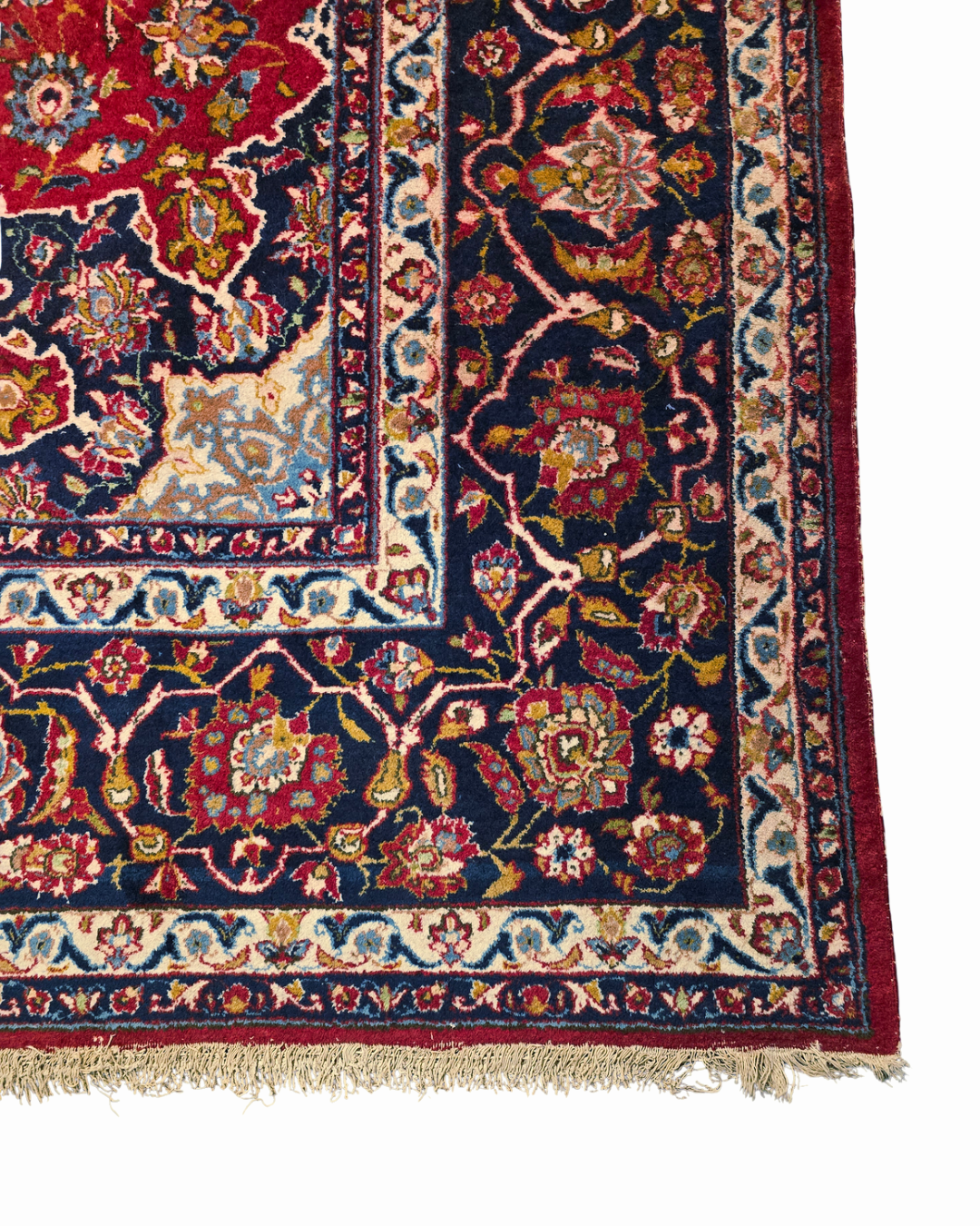Groot Perisch tapijt Mashad 450x300 wollen vloerkleed iran handgeknoopt