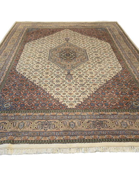 Groot Perzisch tapijt Bidjar 320x244 wollen vloerkleed handgeknoopt