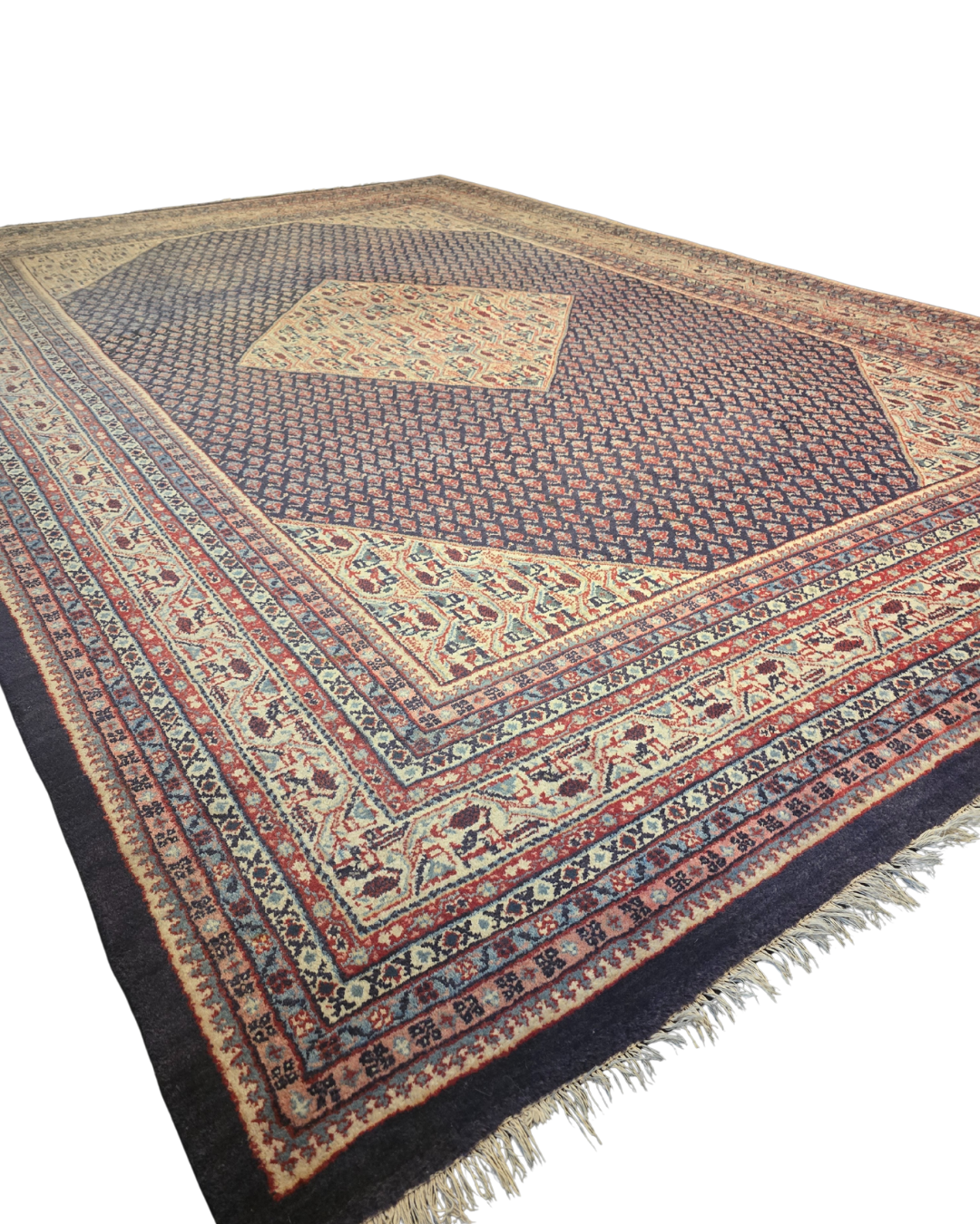 Groot Perzisch Tapijt Mir 350x250 wollen vloerkleed Iran Handgeknoopt