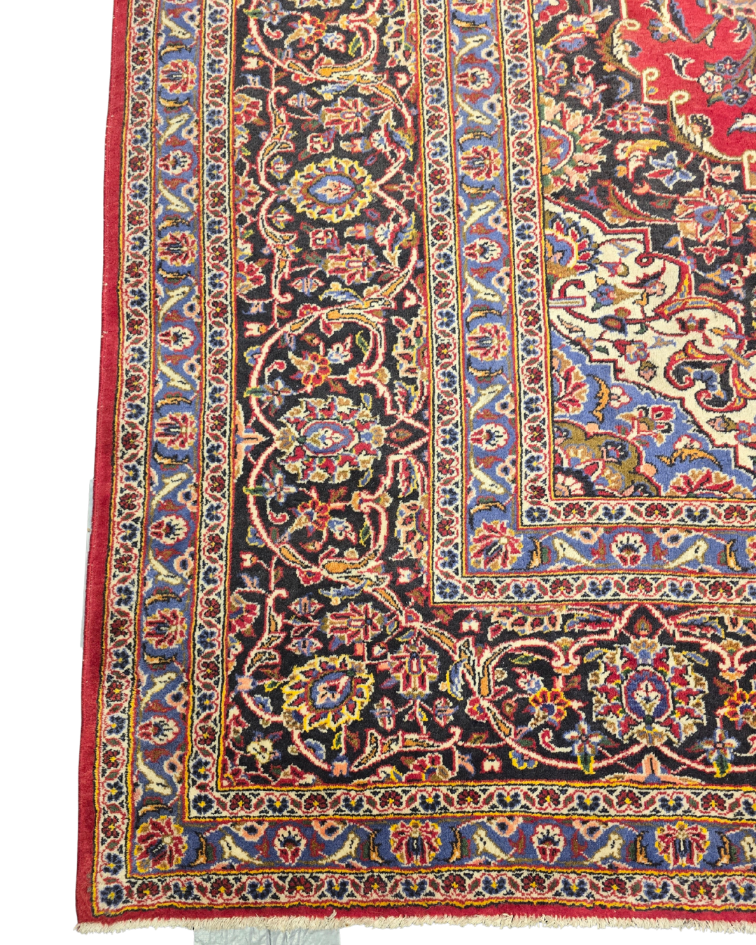 XL Groot Perzisch tapijt Kashan 400x300 Wollen vloerkleed iran