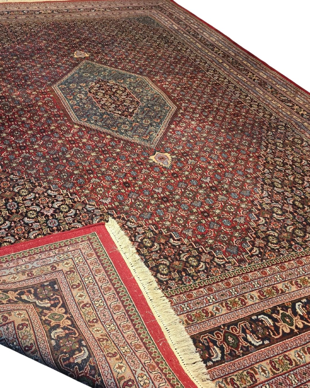 Groot Perzisch tapijt Bidjar 400x300 wollen vloerkleed handgeknoopt