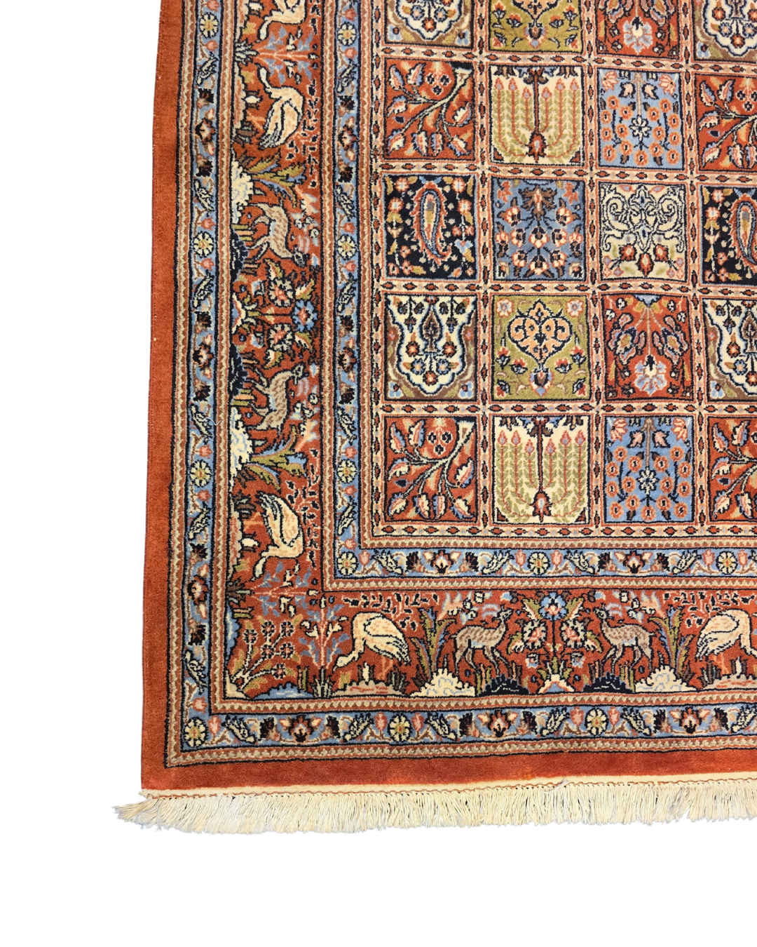 Perzisch tapijt Qom 230x180 wollen vloerkleed handgeknoopt Iran