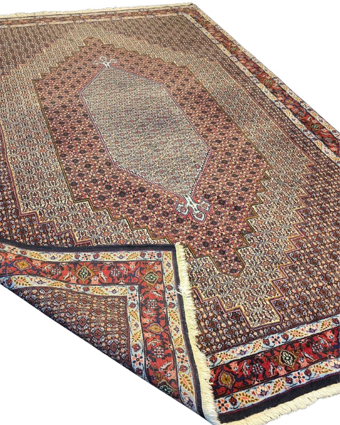 Perzisch tapijt Senneh 300x200 wollen vloerkleed Iran handegeknoopt