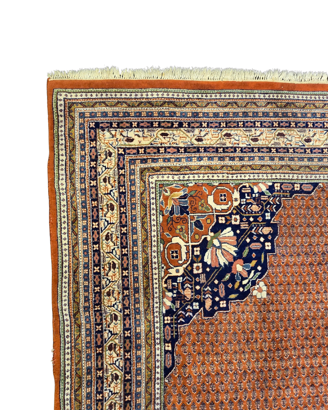 Groot Perzisch tapijt Sarough Mir 350x250 wollen vloerkleed handgeknoopt