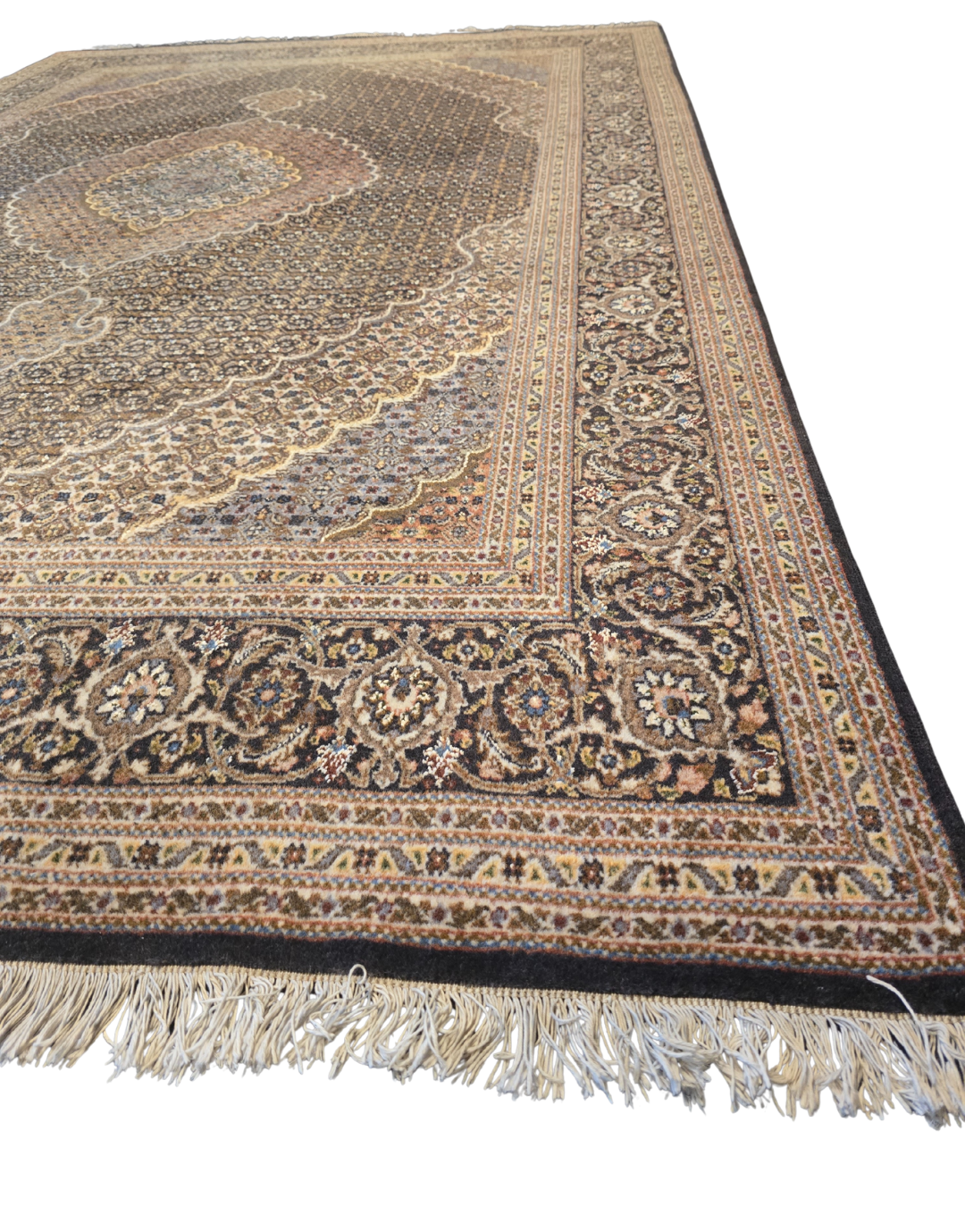 Groot Perzisch tapijt Tabriz Mahi 300x200 wollen vloerkleed Iran Handgeknoopt