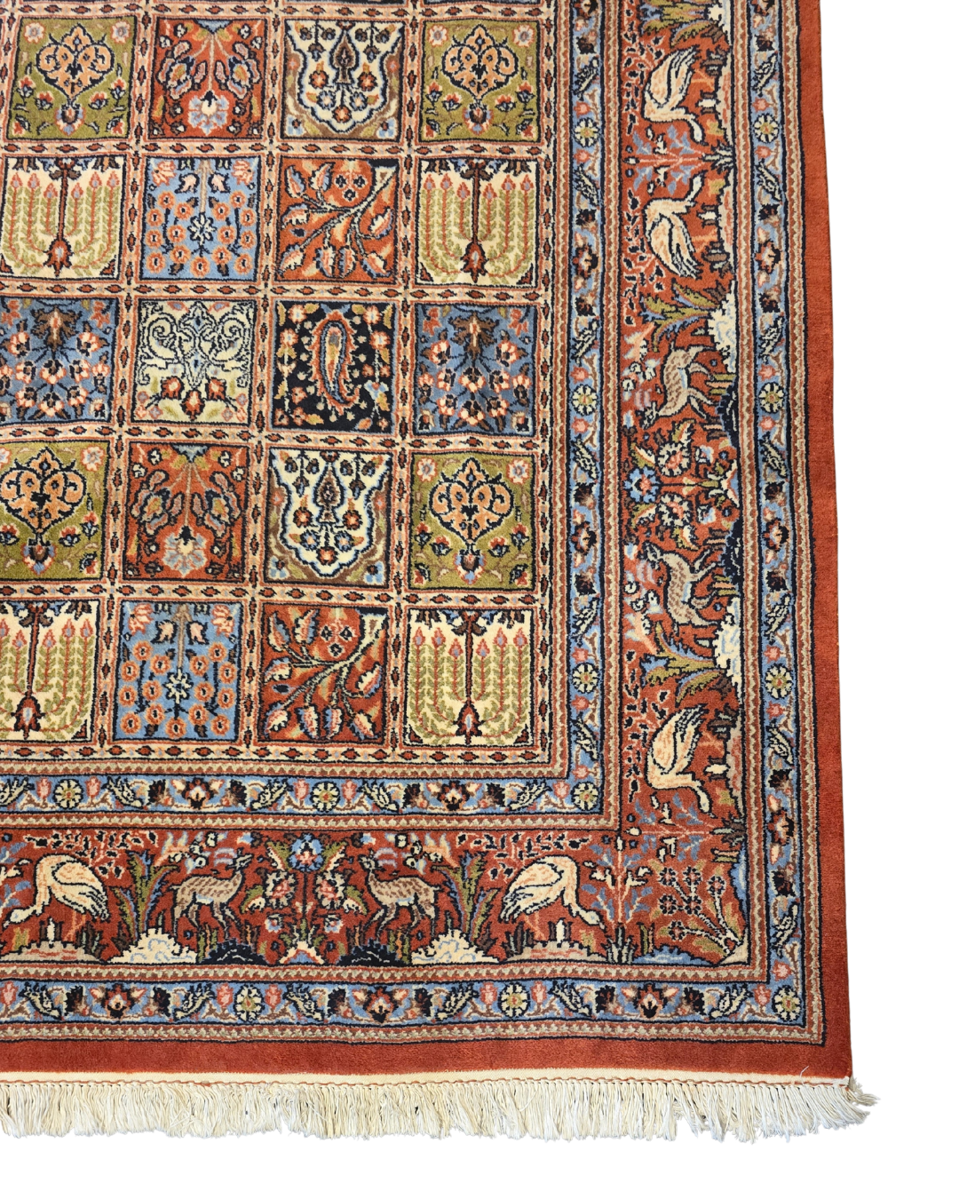 Perzisch tapijt Qom 230x180 wollen vloerkleed handgeknoopt Iran