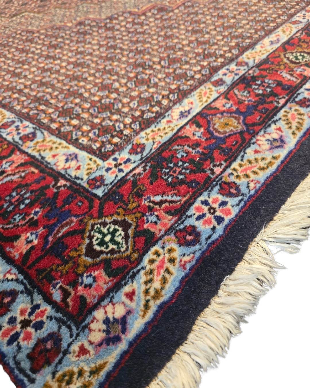 Perzisch tapijt Senneh 300x200 wollen vloerkleed Iran handegeknoopt