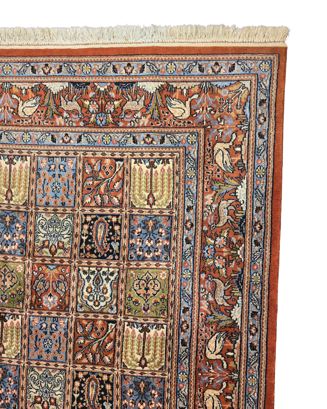 Perzisch tapijt Qom 230x180 wollen vloerkleed handgeknoopt Iran