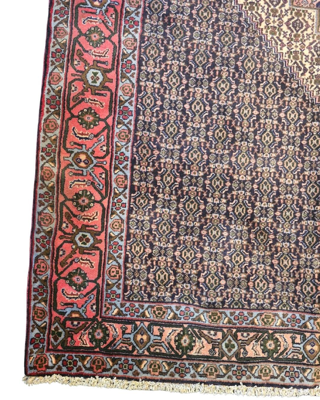 Groot perzisch tapijt Senneh 350x250 wollen vloerkleed handgeknoopt Iran