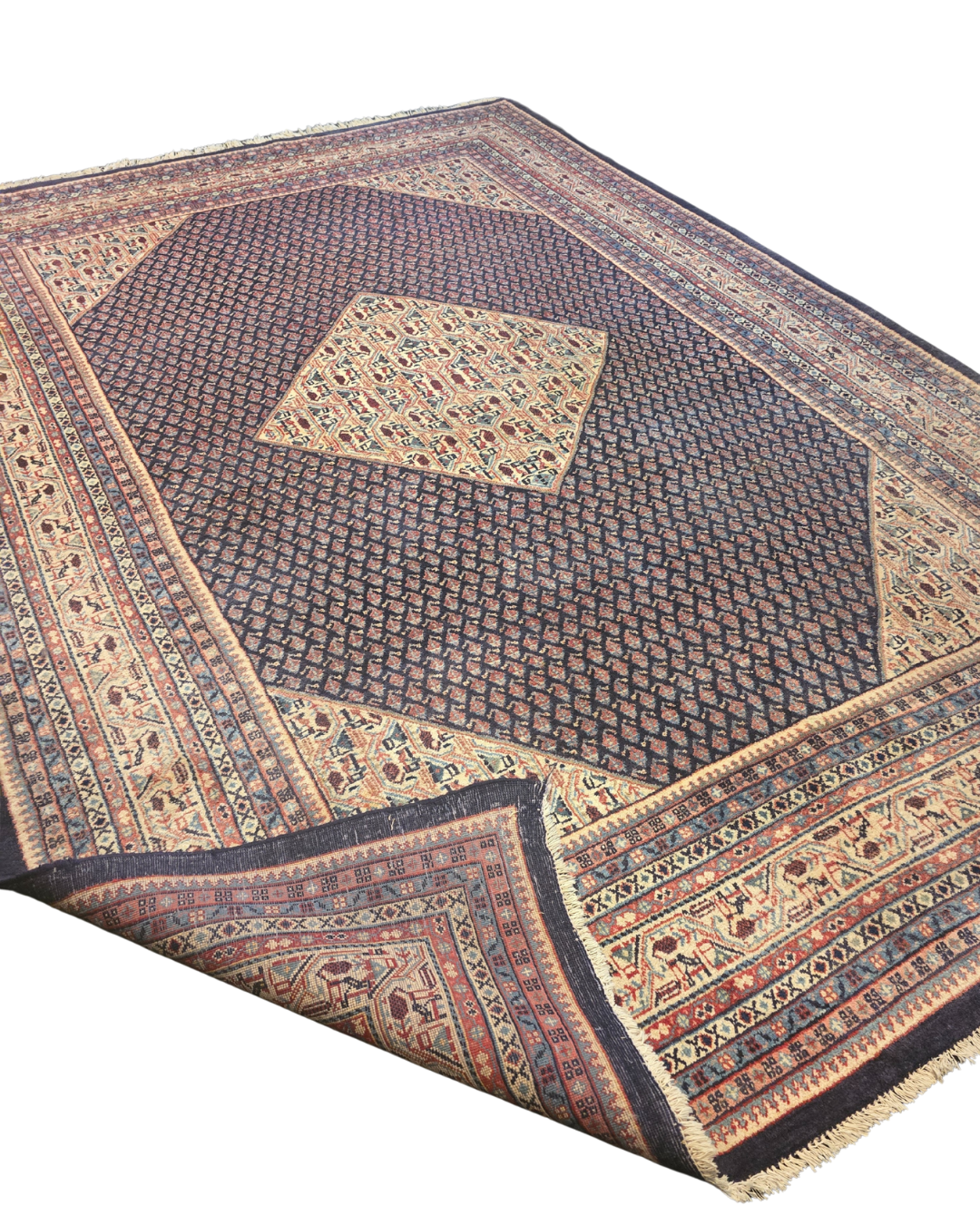 Groot Perzisch Tapijt Mir 350x250 wollen vloerkleed Iran Handgeknoopt