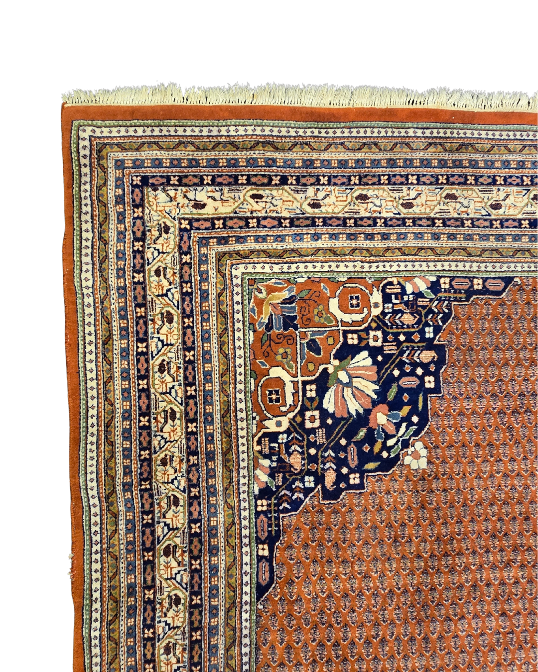 Groot Perzisch tapijt Sarough Mir 350x250 wollen vloerkleed handgeknoopt