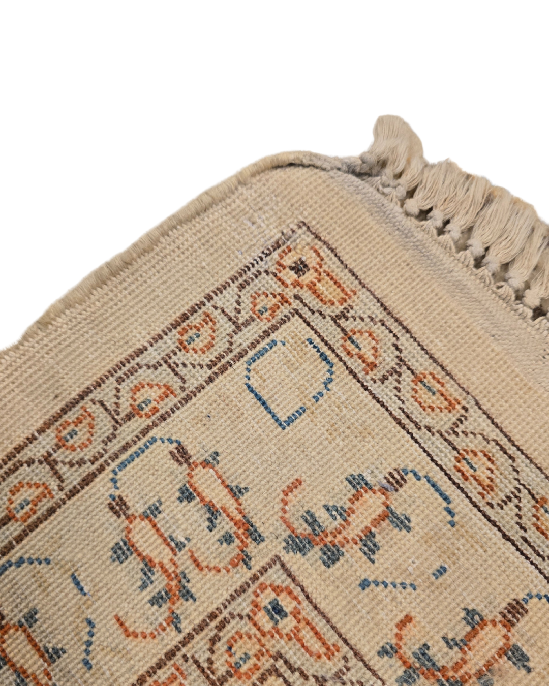 Groot Perzisch tapijt Kashan Boteh 420x320 wollen vloerkleed handgeknoopt Iran